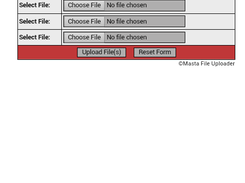 Masta File Uploader screenshot