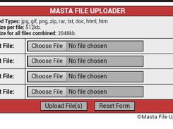 Masta File Uploader