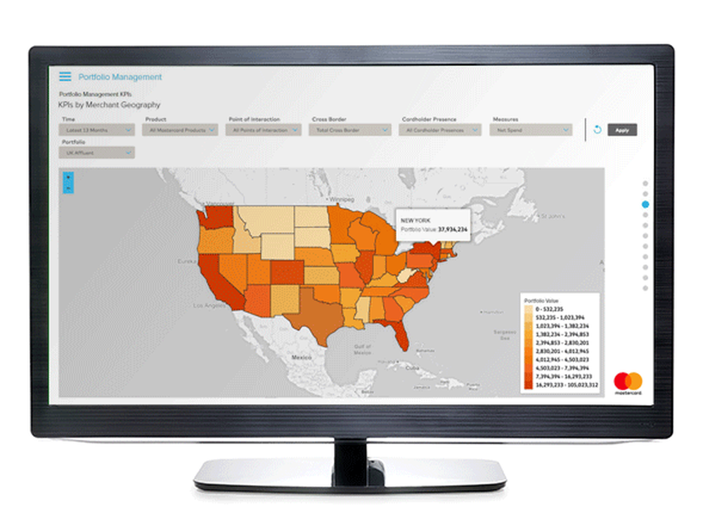 Mastercard Intelligence Center Screenshot 1