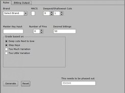 Masterkey 0.0.7 running in linux, settings tab