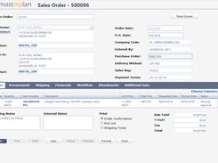 Masterplan ERP Screenshot 1