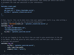 Mastodon.py Screenshot 1