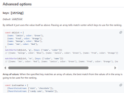 match-sorter Screenshot 1