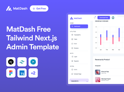 MatDash Free Nextjs Tailwind Admin Panel Screenshot 1
