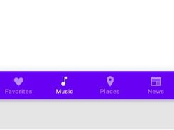 Component sample - bottom navigation