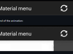 Material Menu Screenshot 1