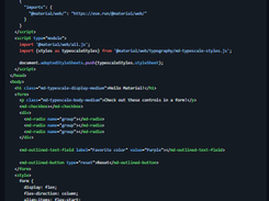 Material Web Screenshot 1