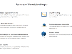 Features of Materialise Magics