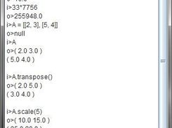 Demonstration of some of Euclid's Matrix handling