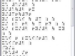 Math Braille output
