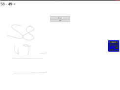 Number Question with Drawing Board