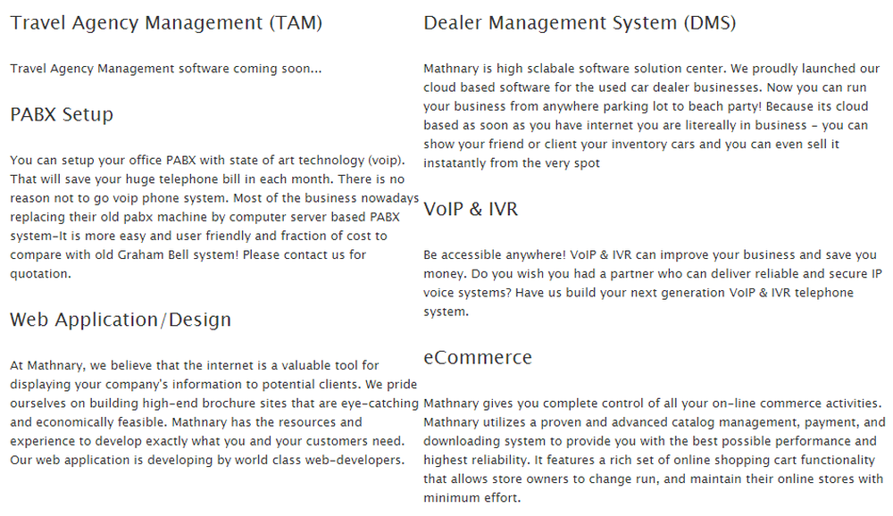 Mathnary DMS Screenshot 1