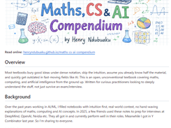 Maths, CS & AI Compendium Screenshot 1