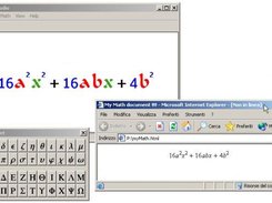 MathStudio can export data to XHTML+MathML format