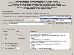 MathStudio export dialog