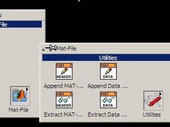 The MAT-File Palette in LabVIEW.