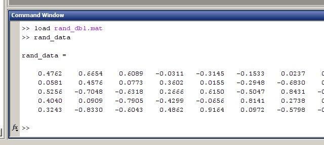 How to write mat files matlab