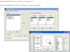 The main GUI window + Electronegativity editor