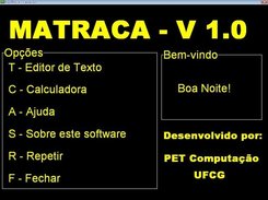 Tela Inicial do Matraca