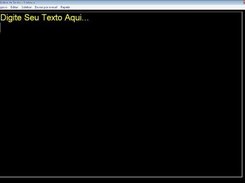 Tela do Editor de Textos