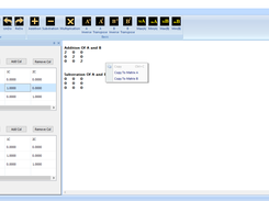 Copy Operation Matrix to Input Matrix