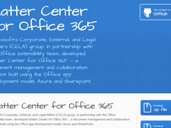 Matter Center for Office 365 Screenshot 1