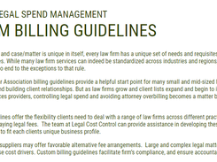 Legal Cost Control Screenshot 1