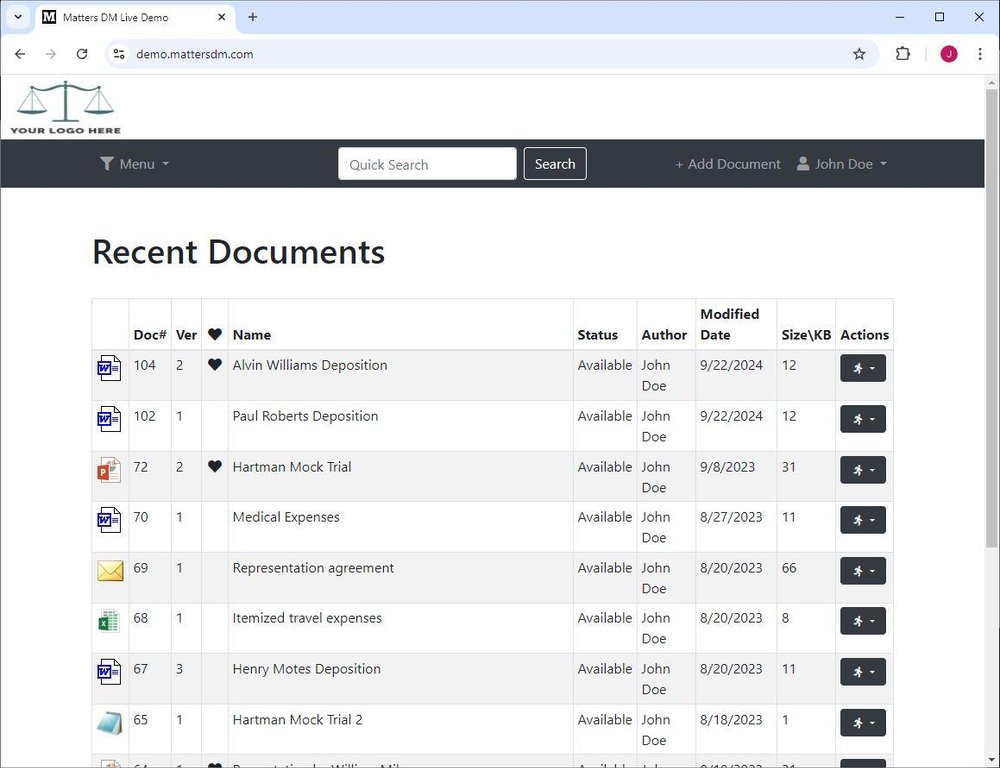 Recent Documents