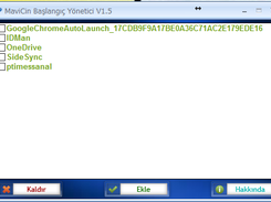 MaviCin Başlangıç Yönetici Screenshot 1