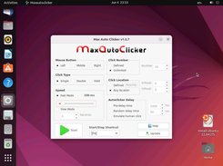 Max Auto Clicker - Ubuntu Linux