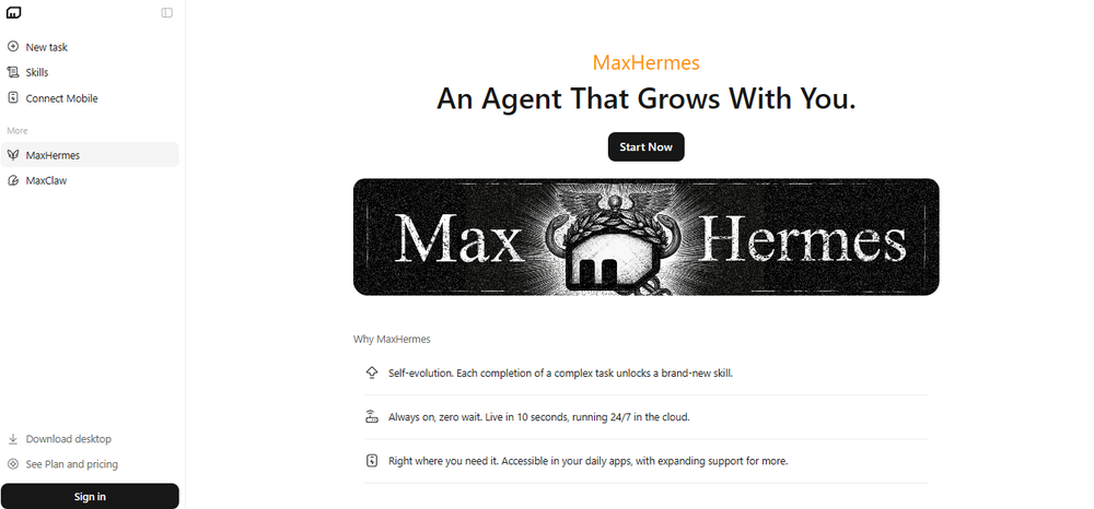 MaxHermes Screenshot 1