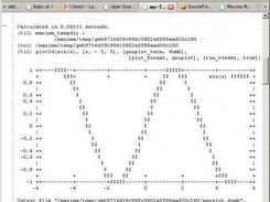 With Gnuplot dumb terminal