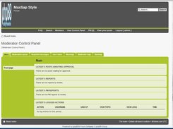 MaxSap -PhpBB Style Screenshot 3