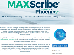 MAXScribe Screenshot 1