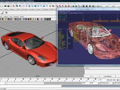 Interactive previsualization of a Maya model in OSG