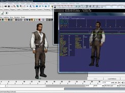 Interactive previsualization of a Maya model in OSG