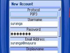 Creating email accounts with Mayura