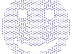 Hexagonal Smiley Maze