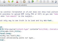 mbb-font in jedit-5.0.0