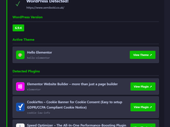 MBR WP Single Site Detector Screenshot 1