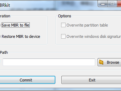 Save MBR to file