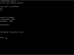 MC Nether Converter in action!