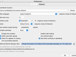 MC-10/Alice Tandy/Matra Arduino IDE Screenshot 4