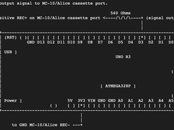 MC-10/Alice Tandy/Matra Arduino IDE Screenshot 2