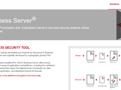 SDS E-Business Server Screenshot 1