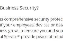 McAfee Small Business Security Screenshot 1