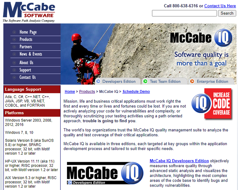McCabe IQ Screenshot 1