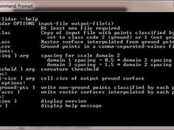 MCC-LIDAR Command Prompt