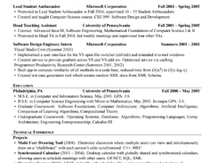 McDowell CV Screenshot 1