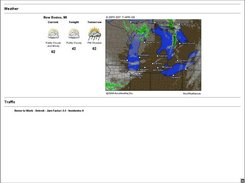 Weather and Traffic Screen